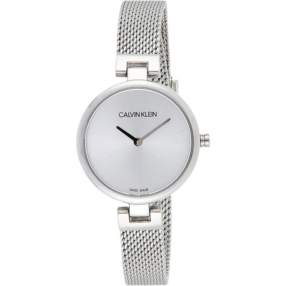 Calvin Klein Authentic White Dial Silver Mesh Bracelet Watch for Women - K8G23126 Buy Now By Calvin Klein