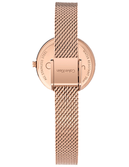 Calvin Klein Authentic Silver Dial Rose Gold Mesh Bracelet Watch for Women - K8G23626 Buy Now By Calvin Klein