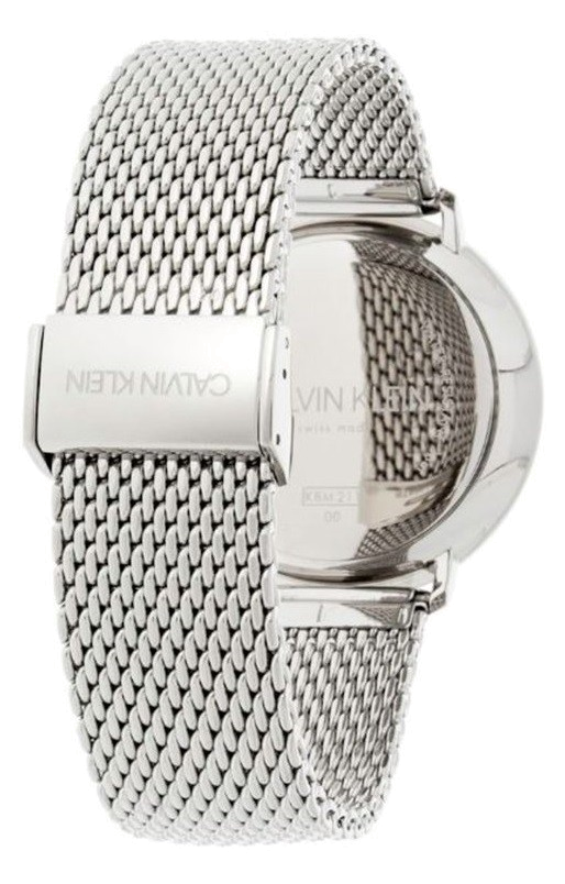 Calvin Klein White Dial Silver Mesh Bracelet Watch for Women - K8M21126 Buy Now By Calvin Klein