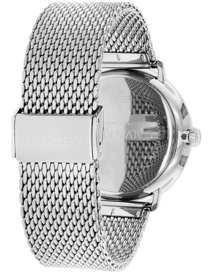 Calvin Klein High Noon Quartz Blue Dial Silver Mesh Bracelet Watch for Men - K8M2112N Buy Now By Calvin Klein