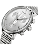 Calvin Klein High Noon Silver Dial Silver Mesh Bracelet Watch for Men - K8M27126 Buy Now By Calvin Klein