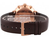 Calvin Klein High Noon Silver Dial Brown Leather Strap Watch for Men - K8M276G6 Buy Now By Calvin Klein