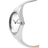 Calvin Klein Rebel White Dial White Leather Strap Watch for Women - K8P231L6 Buy Now By Calvin Klein