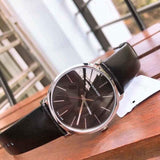 Calvin Klein Posh Black Dial Black Leather Strap Watch for Men - K8Q311C1 Buy Now By Calvin Klein