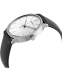 Calvin Klein Posh Silver Dial Black Leather Strap Watch for Men - K8Q311C6 Buy Now By Calvin Klein