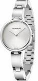 Calvin Klein Wavy Silver Dial Silver Steel Strap Watch for Women - K9U23146 Buy Now By Calvin Klein