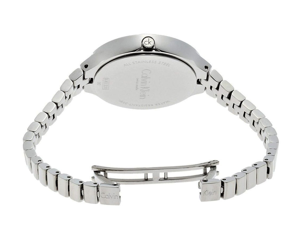 Calvin Klein Lively Silver Dial Silver Steel Strap Watch for Women - K4U23126 Buy Now By Calvin Klein
