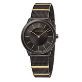 Calvin Klein Minimal Black Dial Black Steel Strap Watch For Men - K3M524Z1 Buy Now By Calvin Klein