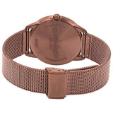 Calvin Klein Minimal Quartz Pink Gold Dial Pink Gold Mesh Bracelet Watch for Men - K3M11TFK Buy Now By Calvin Klein