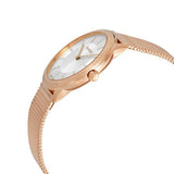 Calvin Klein Minimal White Dial Rose Gold Mesh Bracelet Watch for Women - K3M22Y2X Buy Now By Calvin Klein