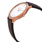 Calvin Klein Minimal White Dial Brown Leather Strap Watch for Men - K3M216G6 Buy Now By Calvin Klein