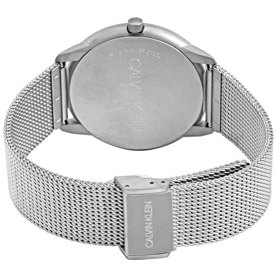 Calvin Klein Minimal White Dial Silver Mesh Bracelet Watch for Men - K3M51152 Buy Now By Calvin Klein