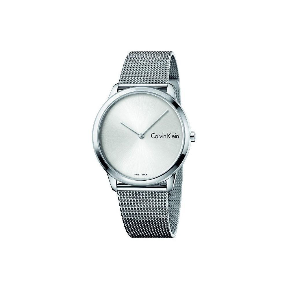 Calvin Klein Minimal SIlver Dial Silver Mesh Bracelet Watch for Women - K3M221Y6 Buy Now By Calvin Klein