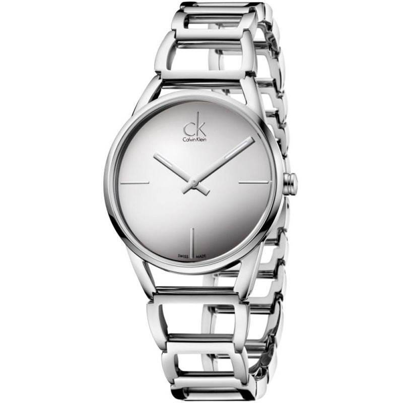 Calvin Klein Class White Dial Silver Steel Strap Watch for Women - K6R23126 Buy Now By Calvin Klein