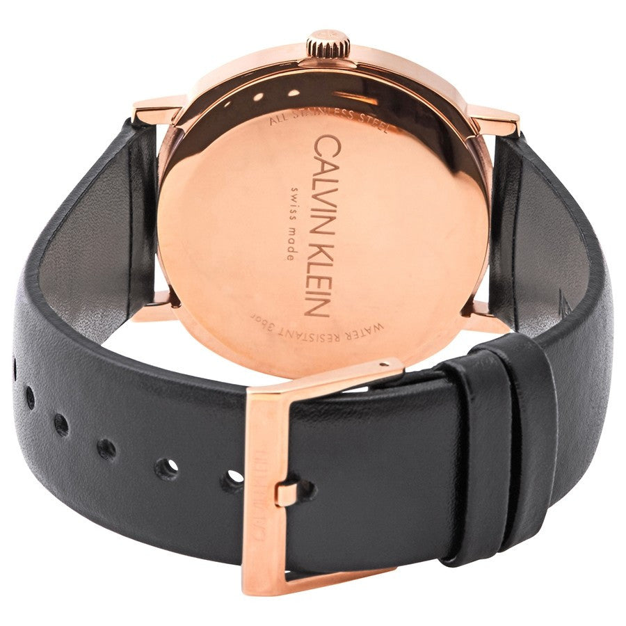 Calvin Klein Posh Black Dial Black Leather Strap Watch for Men - K8Q316C3 Buy Now By Calvin Klein