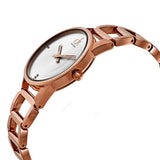 Calvin Klein Stately White Dial Gold Steel Strap Watch for Women - K3G2362W Buy Now By Calvin Klein