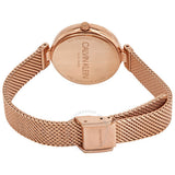 Calvin Klein Authentic Silver Dial Rose Gold Mesh Bracelet Watch for Women - K8G23626 Buy Now By Calvin Klein