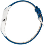Calvin Klein Rebel Blue Silver Dial Blue Leather Strap Watch for Women - K8P231V6 Buy Now By Calvin Klein