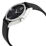 Calvin Klein Skirt Black Dial Black Leather Strap Watch for Women - K2U231C1 Buy Now By Calvin Klein