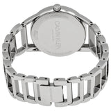 Calvin Klein Stately White Dial Silver Steel Strap Watch for Women - K3G23126 Buy Now By Calvin Klein