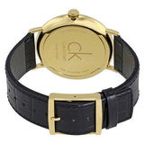 Calvin Klein Surround Silver Dial Black Leather Strap Watch for Men - K3W215C6 Buy Now By Calvin Klein