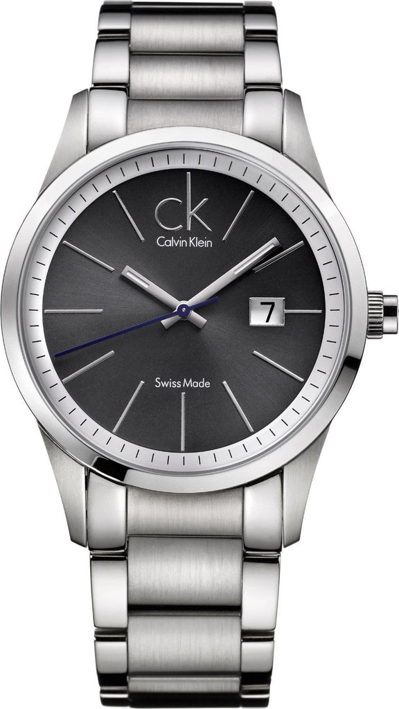 Calvin Klein Bold Black Dial Silver Steel Strap Watch for Men - K2246107 Buy Now By Calvin Klein