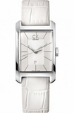 Calvin Klein Window White Dial White Leather Strap Watch for Women - K2M23120 Buy Now By Calvin Klein