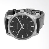 Calvin Klein Infinity Automatic Black Dial Black Leather Strap Watch for Men - K5S341C1 Buy Now By Calvin Klein