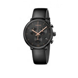 Calvin Klein High Noon Black Dial Black Leather Strap Watch for Men - K8M274CB Buy Now By Calvin Klein