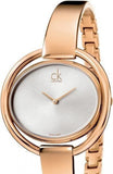 Calvin Klein Impetuos Silver Dial Rose Gold Steel Strap Watch for Women - K4F2N616 Buy Now By Calvin Klein