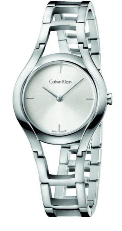 Calvin Klein Class White Dial Silver Steel Strap Watch for Women - K6R23126 Buy Now By Calvin Klein