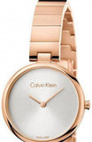 Calvin Klein Authentic White Dial Rose Gold Steel Strap Watch for Women - K8G23646 Buy Now By Calvin Klein