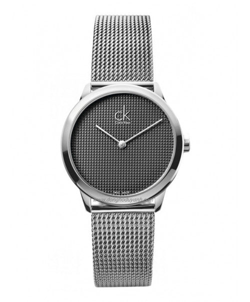 Calvin Klein Minimal Grey Dial Silver Mesh Bracelet Watch for Women - K3M2212X Buy Now By Calvin Klein