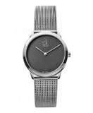 Calvin Klein Minimal Grey Dial Silver Mesh Bracelet Watch for Women - K3M2212X Buy Now By Calvin Klein