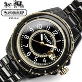 Coach Preston Black Dial Black Steel Strap Watch for Women - 14503461 Buy Now By Coach