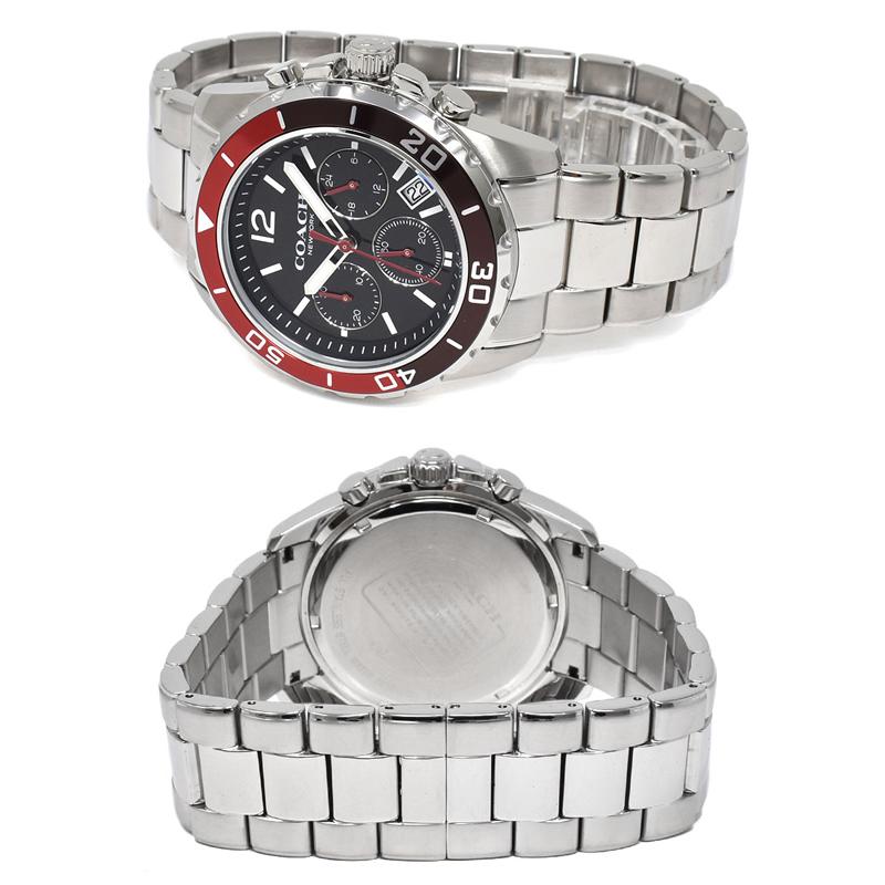 Coach Kent Black Dial Silver Steel Strap Watch for Men - 14602556 Buy Now By Coach