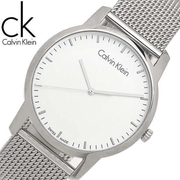 Calvin Klein City Chronograph White Dial Silver Mesh Bracelet Watch for Men - K2G2G126 Buy Now By Calvin Klein