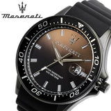 Maserati SFIDA Quartz Black Dial Black Rubber Strap Watch For Men - R8851140001 Buy Now By Maserati