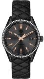 Tag Heuer Carrera Diamonds Anthracite Black Dial Black Leather Strap Watch for Women - WAR1115.FC6392 Buy Now By Tag Heuer