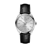 Tag Heuer Carrera Date Silver Dial Black Leather Strap Watch for Men - WBN2111.FC6505 Buy Now By Tag Heuer