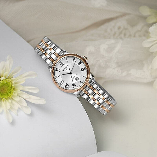 Tissot T Classic Carson Premium 30 White Dial Two Tone Steel Strap Watch for Women - T122.207.22.033.00 Buy Now By Tissot