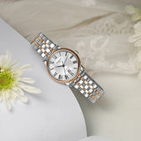 Tissot T Classic Carson Premium 30 White Dial Two Tone Steel Strap Watch for Women - T122.207.22.033.00 Buy Now By Tissot