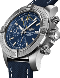 Breitling Avenger Chronograph 45mm Blue Dial Blue Calfskin Strap Watch for Men - A13317101C1X2 Buy Now By Breitling