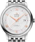 Omega De Ville Prestige Co Axial Silver Dial Silver Steel Strap Watch for Men - 424.10.40.20.02.004 Buy Now By Omega