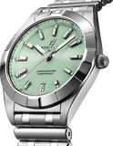 Breitling Chronomat 32 Diamonds Green Dial Silver Steel Strap Watch for Women - A77310101L1A1 Buy Now By Breitling
