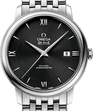 Omega De Ville Prestige Co-Axial Black Dial Silver Steel Strap Watch for Men - 424.10.40.20.01.001 Buy Now By Omega