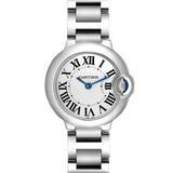 Cartier Ballon Bleu De Cartier White Dial Silver Steel Strap Watch for Women - W69010Z4 Buy Now By Cartier