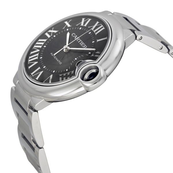 Cartier Ballon Bleu de Cartier Black Dial Silver Steel Strap Watch for Men - W6920042 Buy Now By Cartier