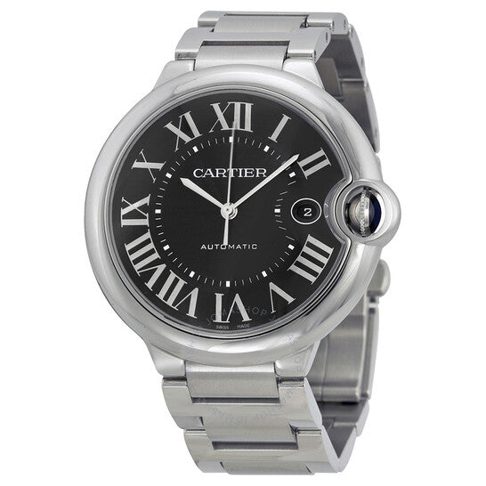 Cartier Ballon Bleu de Cartier Black Dial Silver Steel Strap Watch for Men - W6920042 Buy Now By Cartier