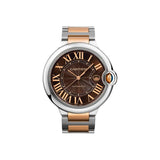 Cartier Ballon Bleu de Cartier Brown Dial Two Tone Steel Strap Watch for Men - W6920032 Buy Now By Cartier